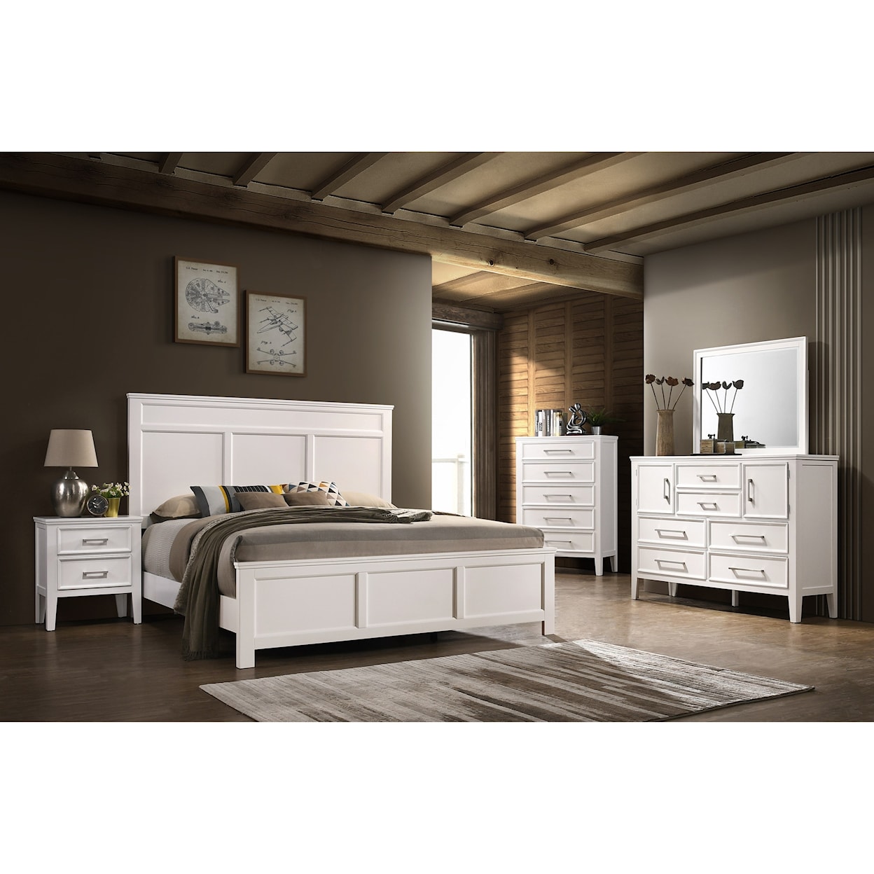 New Classic Furniture Andover California King Bedroom Group