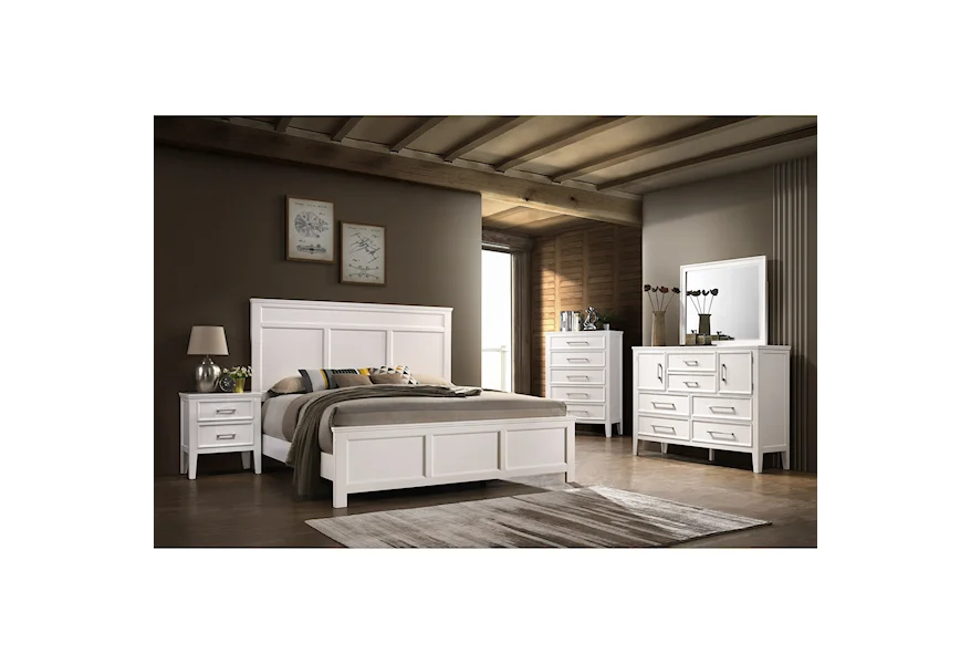 Andover King Bedroom Group by New Classic at Sam's Furniture Outlet