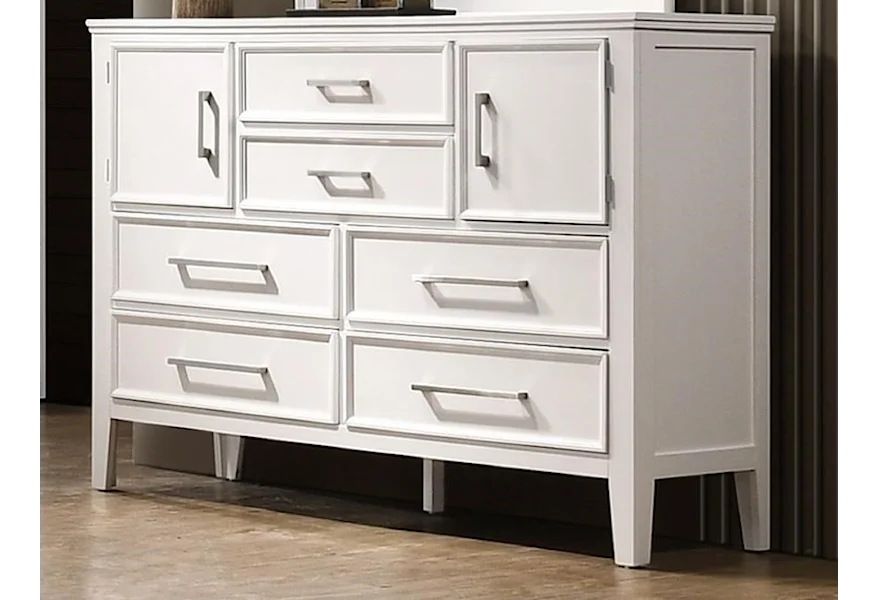 Andover Dresser by New Classic at Sam's Furniture Outlet