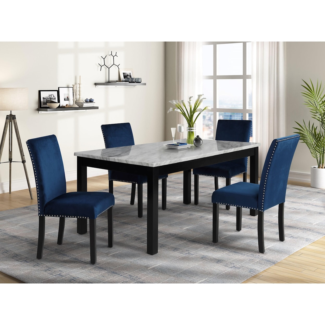 New Classic Furniture Celeste 64" Dining Table