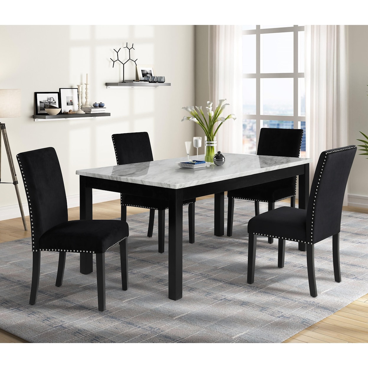 New Classic Furniture Celeste 64" Dining Table