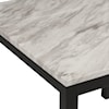 New Classic Celeste 5-Pc 42" Marble Finish Counter Table