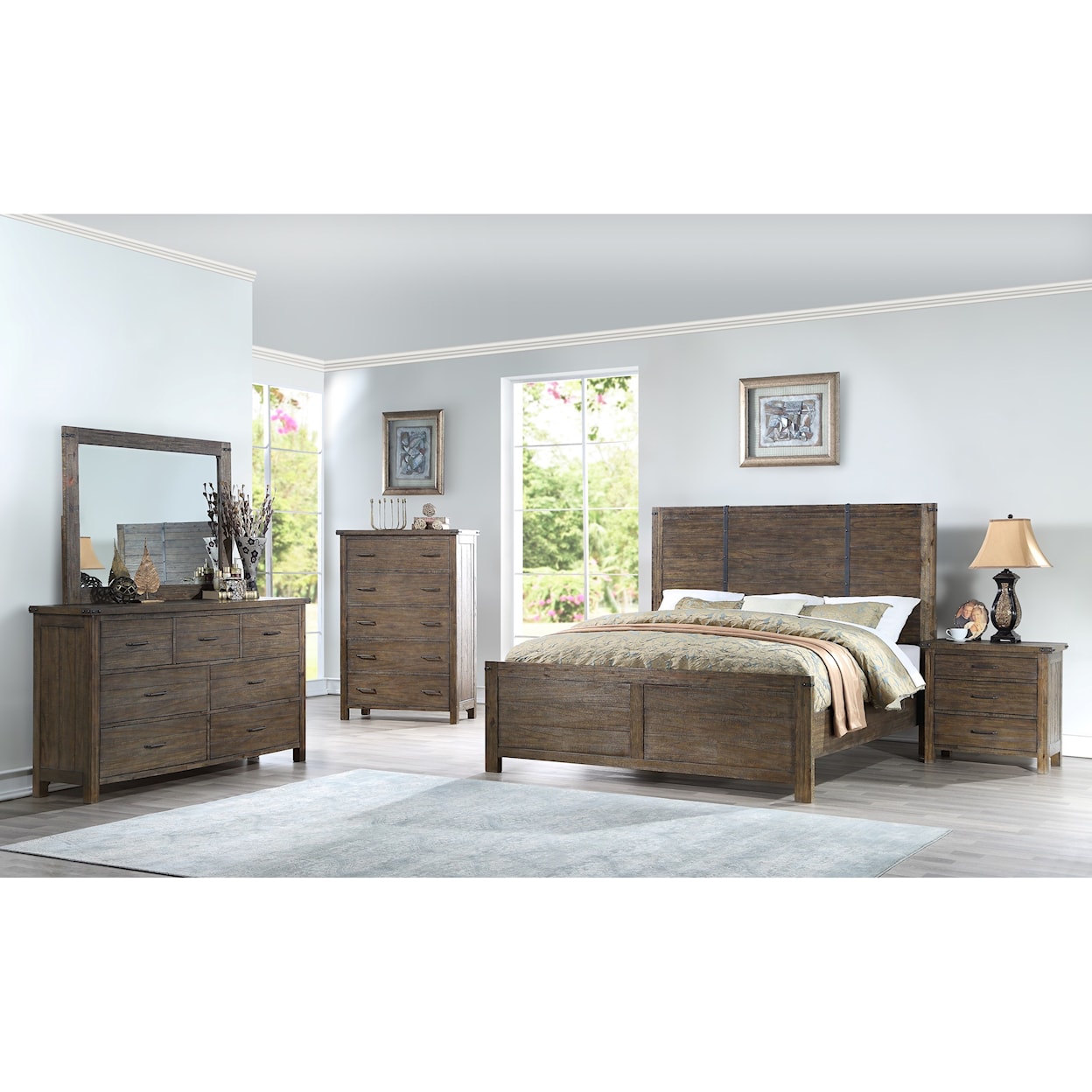 New Classic Galleon California King Panel Bed