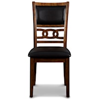 GIO BROWN DINING CHAIR |