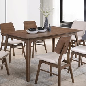 New Classic Oscar Mid Century Modern Wood Back Dining Chair with ...