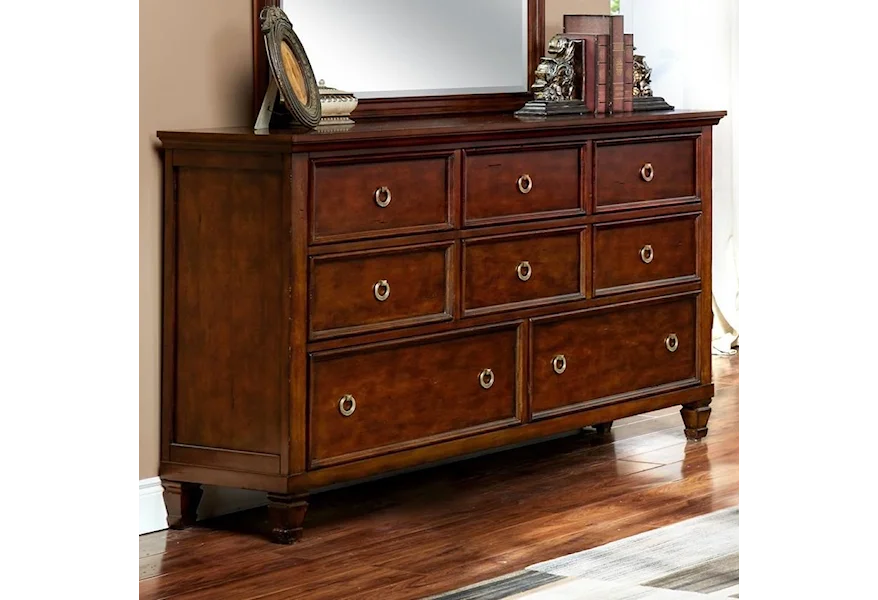 Tamarack 8-Drawer Dresser by New Classic at Darvin Furniture