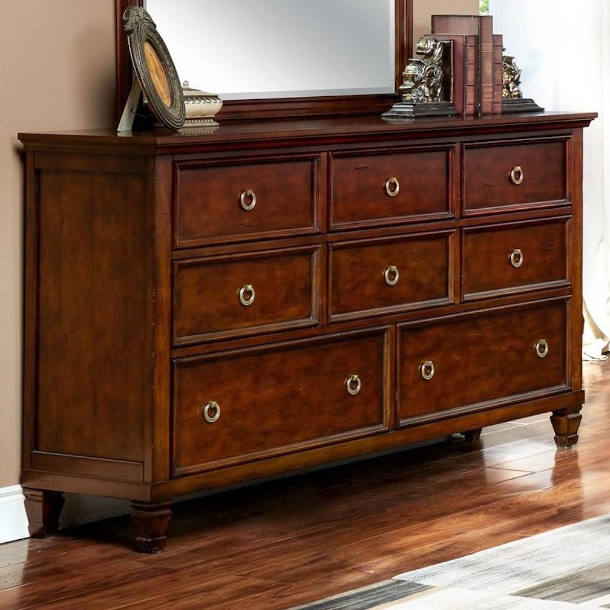 New Classic Tamarack 8-Drawer Dresser