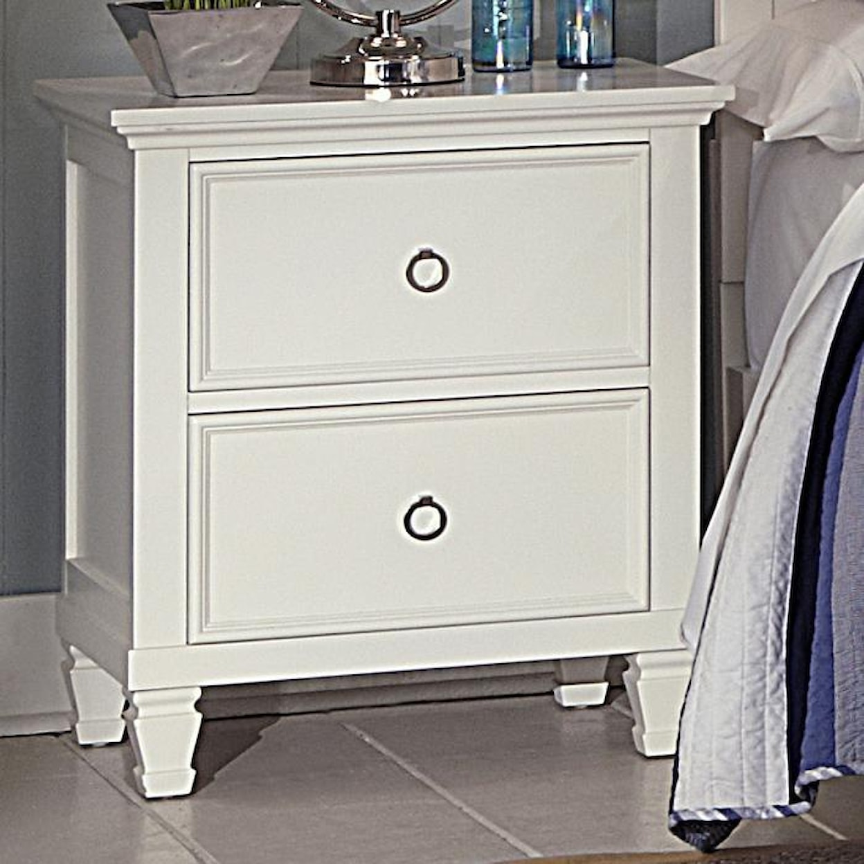 New Classic Furniture Tamarack 2-Drawer Nightstand