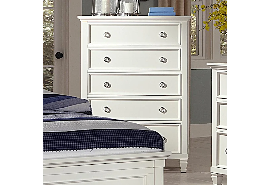 Tamarack 5-Drawer Chest by New Classic at Darvin Furniture