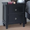 New Classic Tamarack 2-Drawer Nightstand