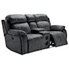 New Classic Tango Reclining Console Loveseat