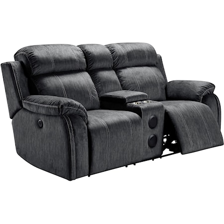 Power Reclining Console Loveseat