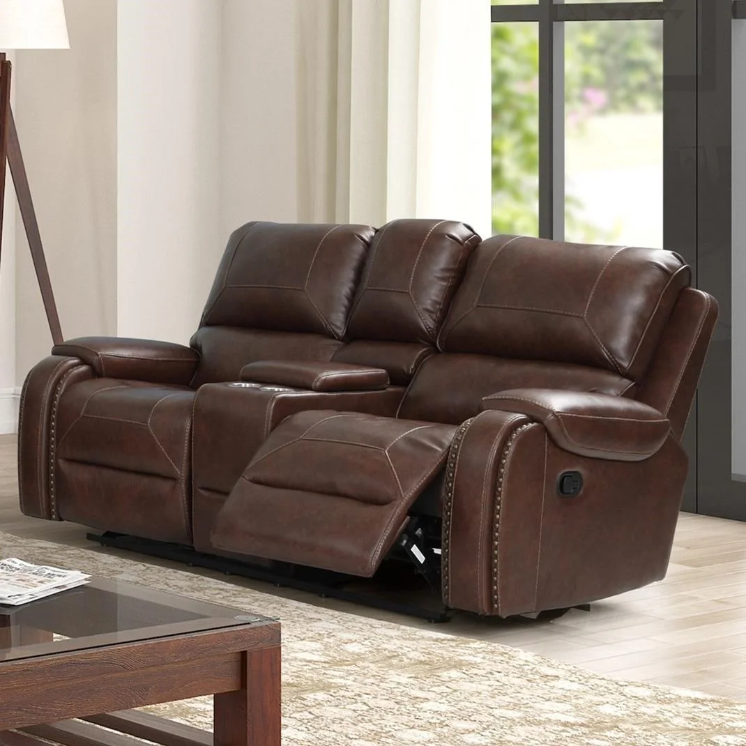 New Classic Furniture Taos U422925CAR Casual Glider Reclining