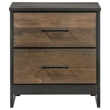 Contemporary Nightstand with Felt-Lined Drawer