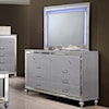 New Classic Valentino Dresser and Mirror Set
