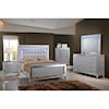 New Classic Milan MILAN SILVER LIGHT UP QUEEN BED |