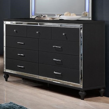 MILAN BLACK DRESSER |