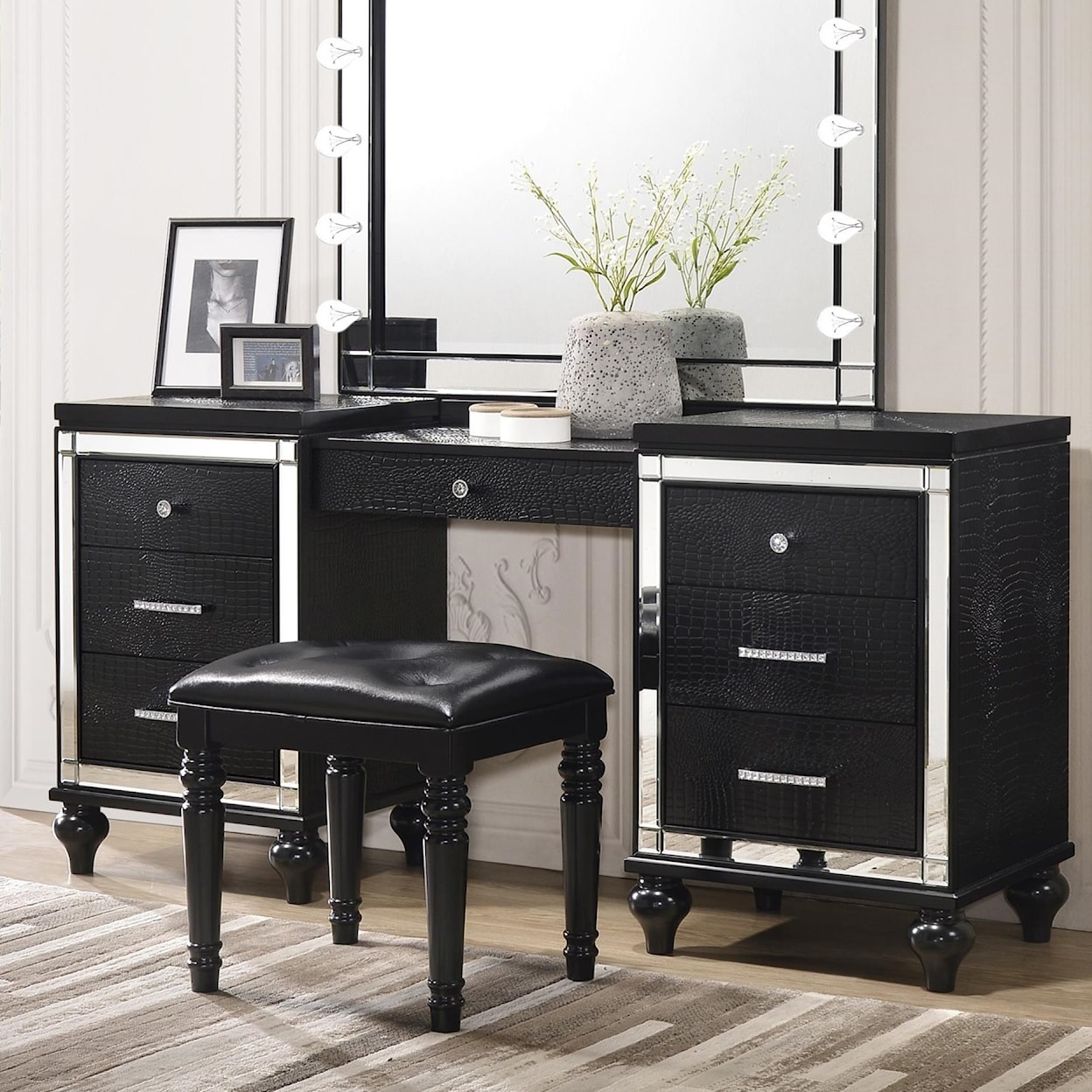 New Classic Furniture Valerie Vanity Desk