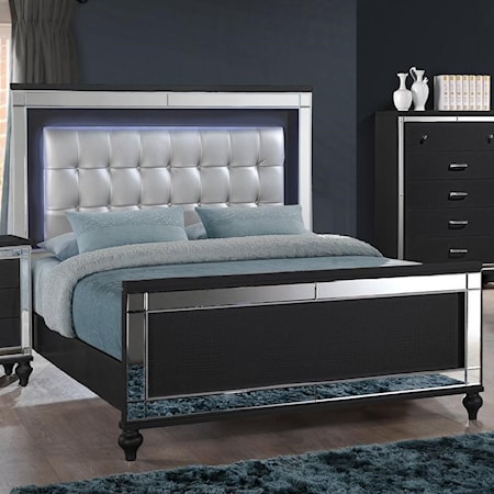 MILAN BLACK KING BED |