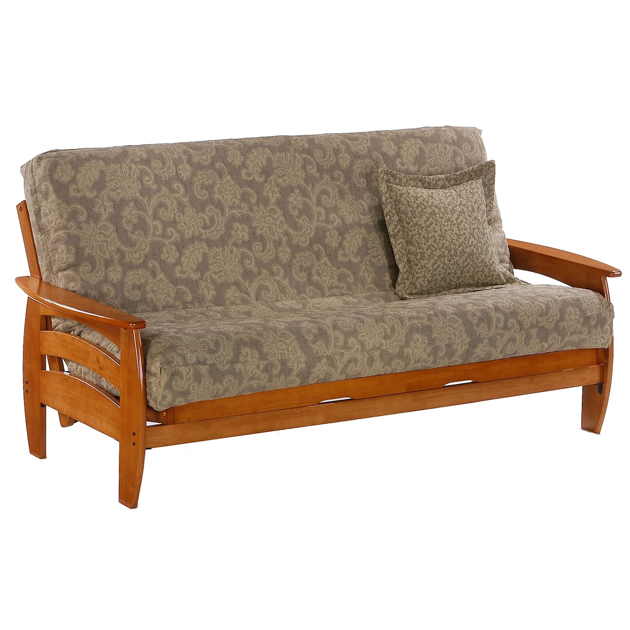 Night & Day Furniture Corona Honey Oak Chair Size Futon