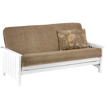 White Full Size Futon