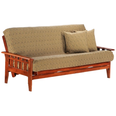 Dark Cherry Queen Size Futon