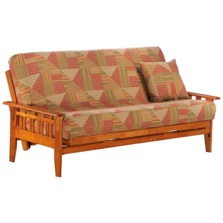 Honey Oak Queen Size Futon