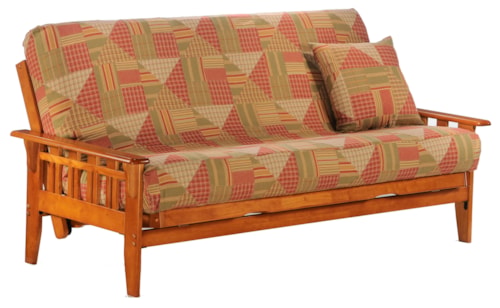 Honey Oak Full Size Futon
