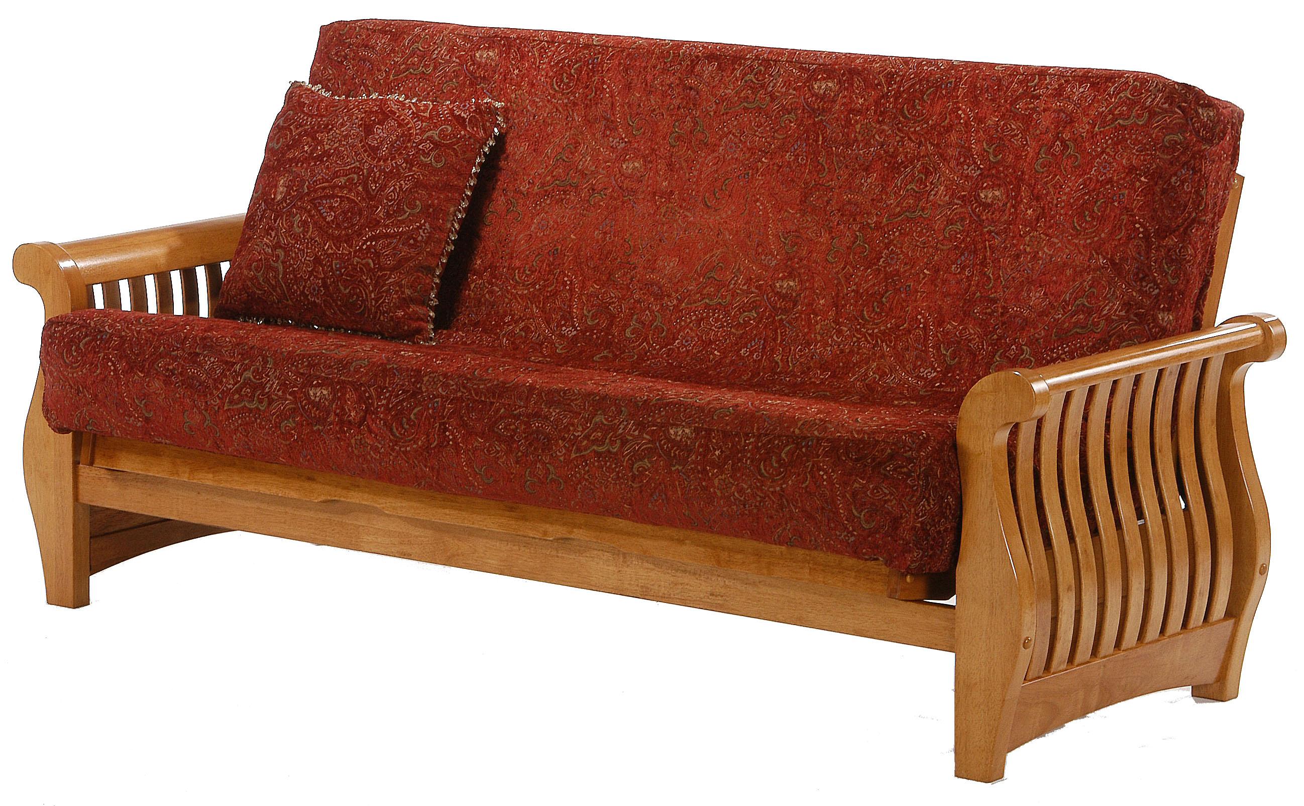 Medium Oak Full Size Futon