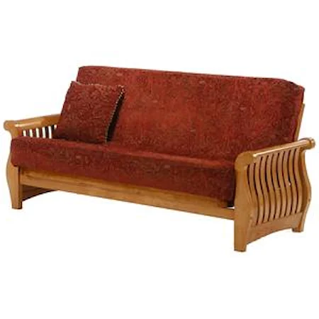 Medium Oak Chair Size Futon