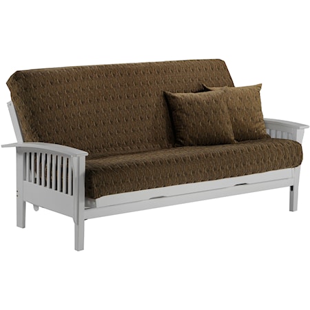 White Full Size Futon