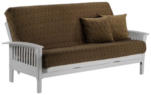 White Full Size Futon