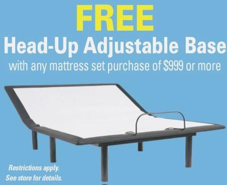 Free Foundation Promotion Promo base1 Head Up Adjustable Base A1