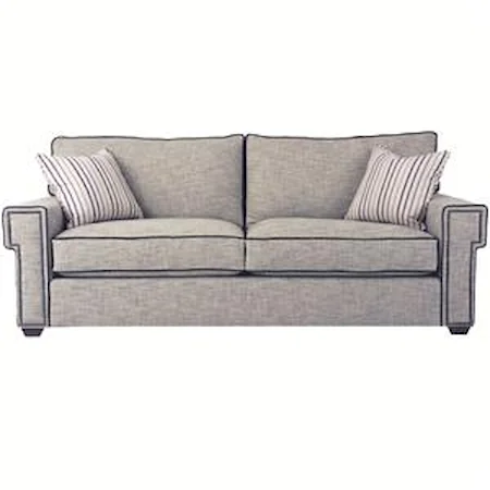 Contemporary Sofa With Nailhead Trim