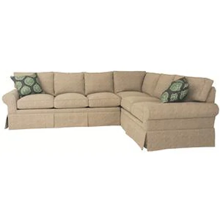 Transitional 2 Piece Sectional