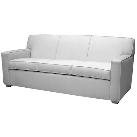 Contemporary Attached Back Sofa