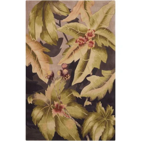 7'6" x 9'6" Plum Rectangle Rug
