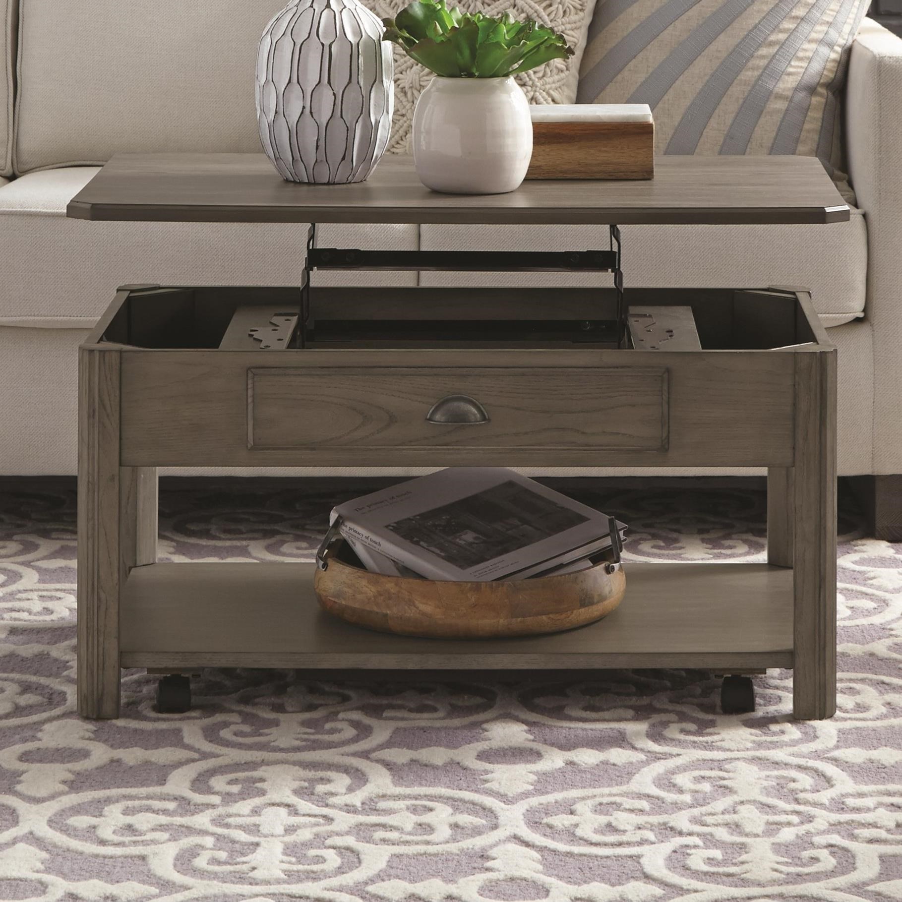 Square lift top coffee hotsell table with storage