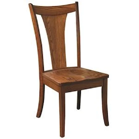 Customizable Solid Wood Dining Side Chair