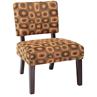 Jasmine Accent Chair w/ Exposed Wood