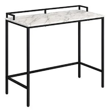 Faux Marble Console Table