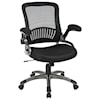 Office Star EM Series Screen Back and Mesh Seat Managers Chair