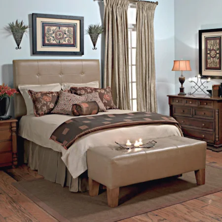 Avalon Upholstered Headboard with Frame