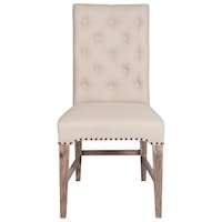 Wilshire Upholstered Dining Side Chair with Nailhead