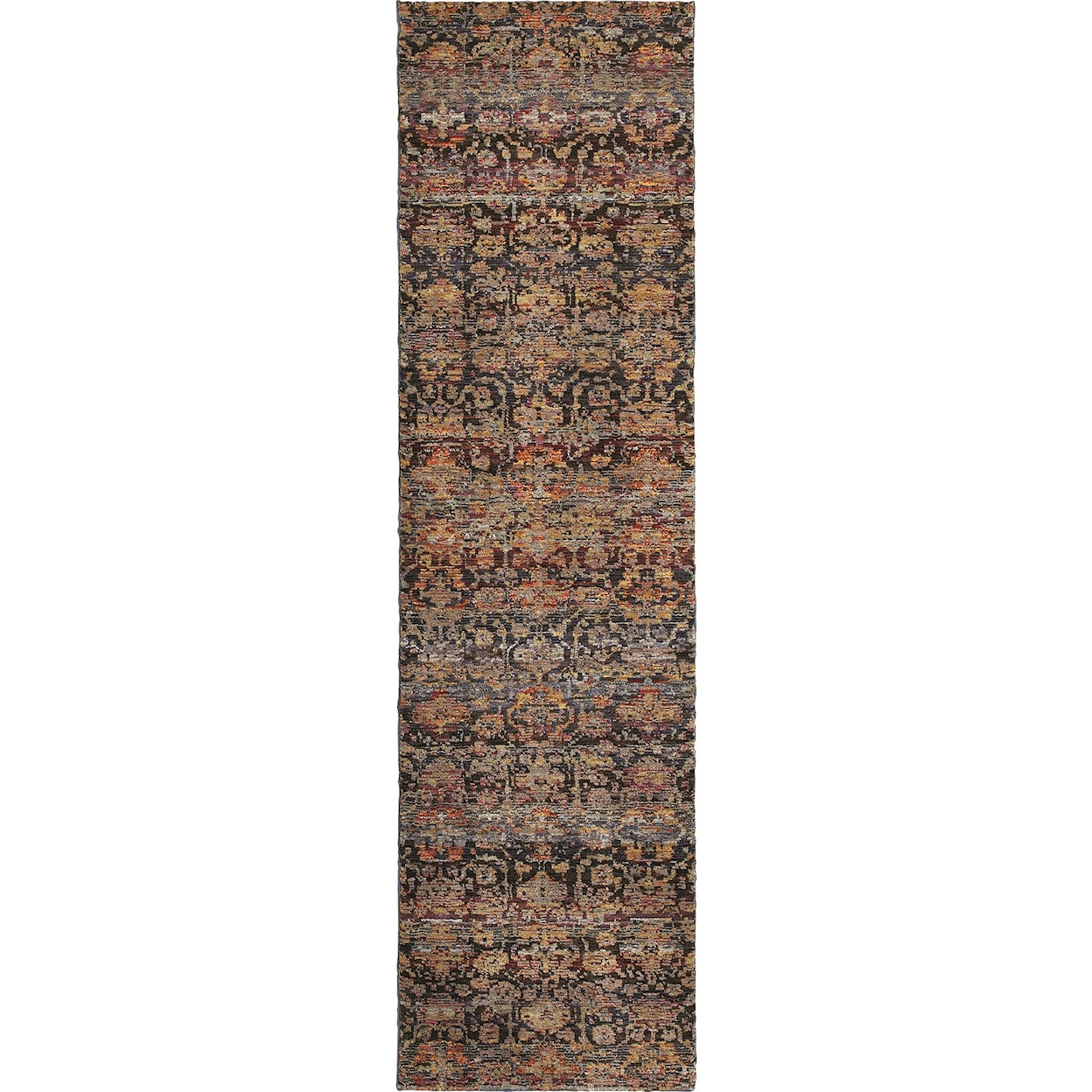 Oriental Weavers Andorra 6' 7" X  9' 6" Casual Multi/ Blue Rectangle