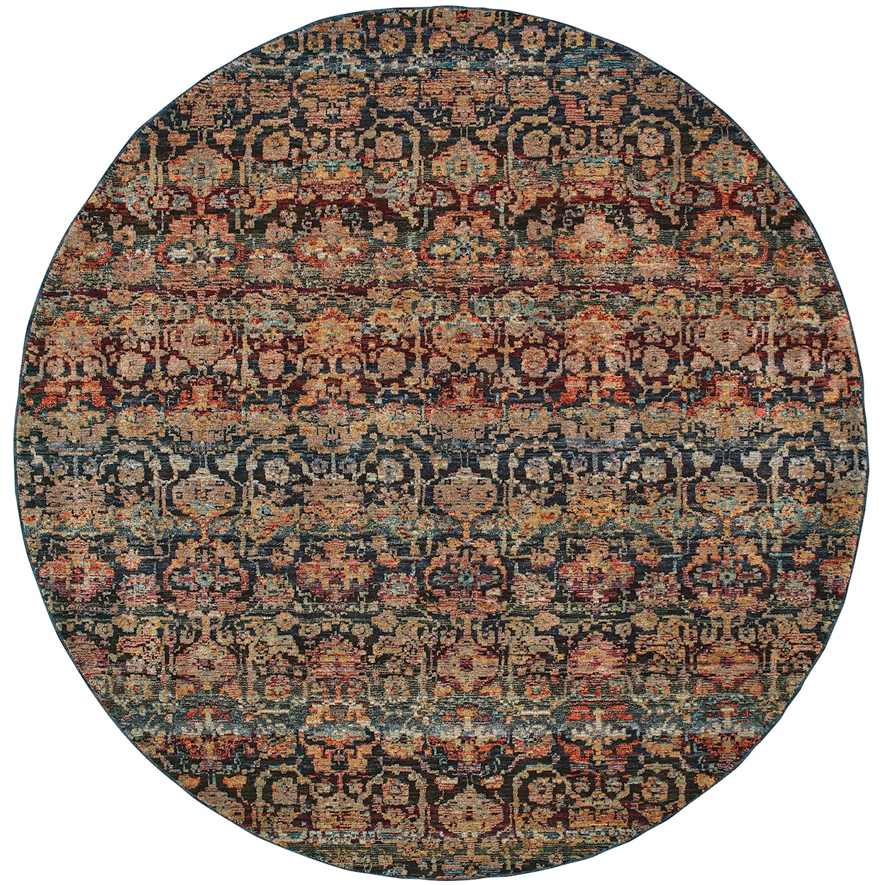 Oriental Weavers Andorra 7'10" Round Rug