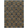 Oriental Weavers Andorra 3' 3" X  5' 2" Casual Blue/ Gold Rectangle R