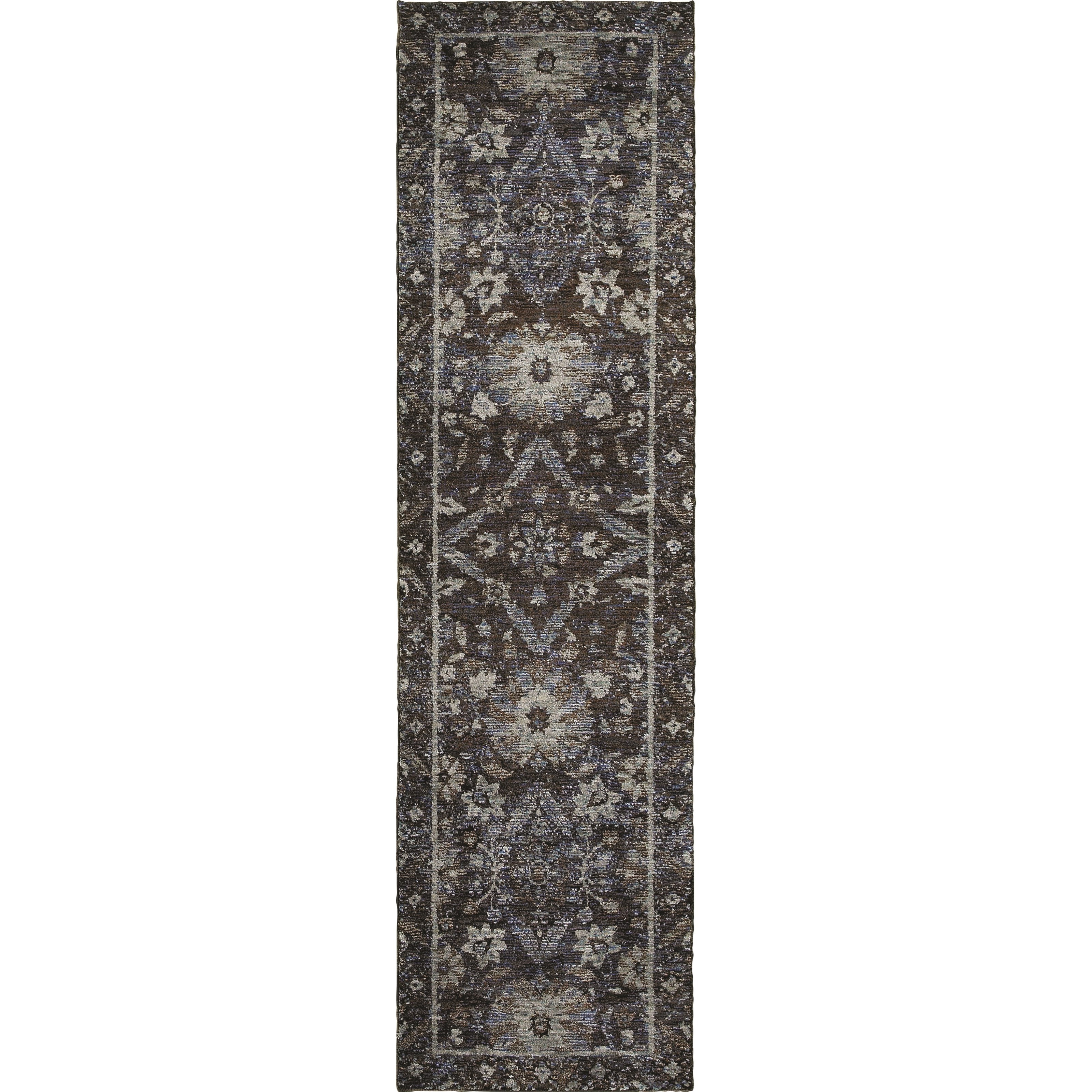 Oriental Weavers Andorra 6' 7" X  9' 6" Casual Navy/ Blue Rectangle R