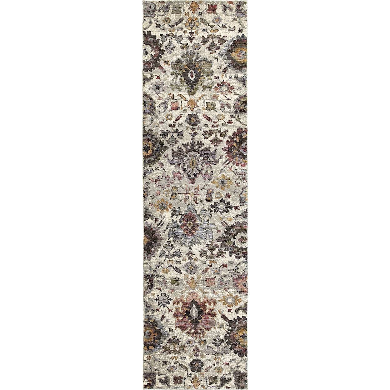 Oriental Weavers Andorra 3' 3" X  5' 2" Casual Stone/ Multi Rectangle