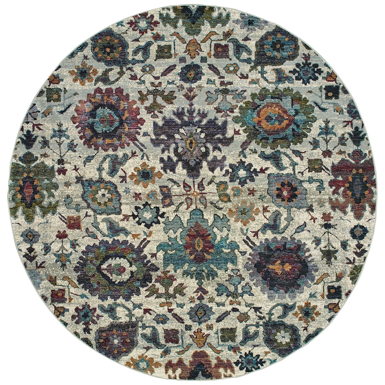 Oriental Weavers Andorra 7'10" Round Rug